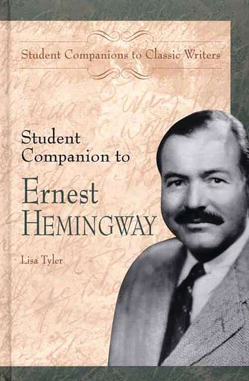 Book cover of Student Companion to Ernest Hemingway (Student Companions to Classic Writers)