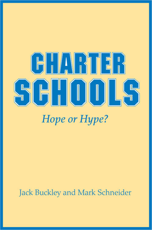 Book cover of Charter Schools: Hope or Hype? (PDF)