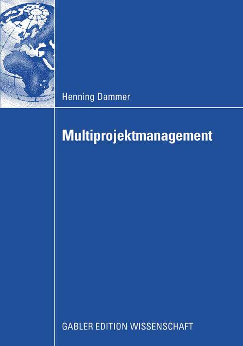 Book cover of Multiprojektmanagement (2008)