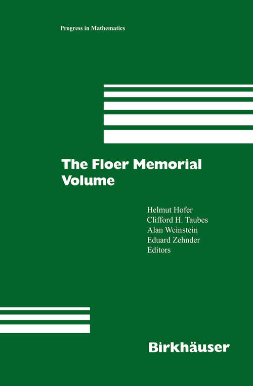 Book cover of The Floer Memorial Volume (1995) (Progress in Mathematics #133)