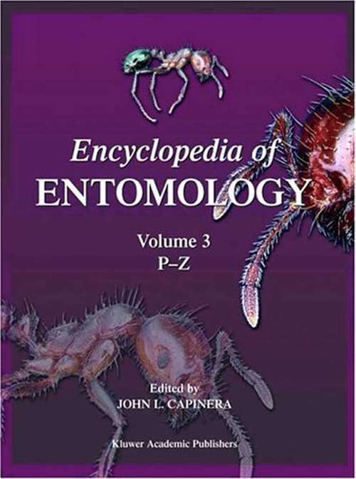 Book cover of Encyclopedia Of Entomology: (pdf) (2)