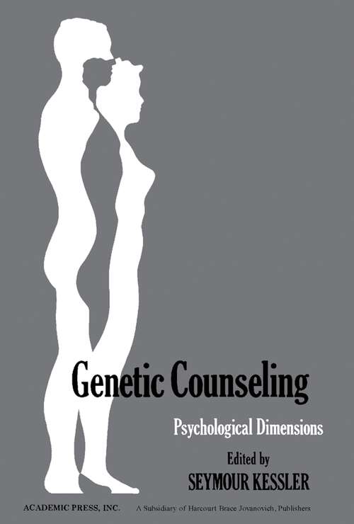 Book cover of Genetic Counselling: Psychological Dimensions