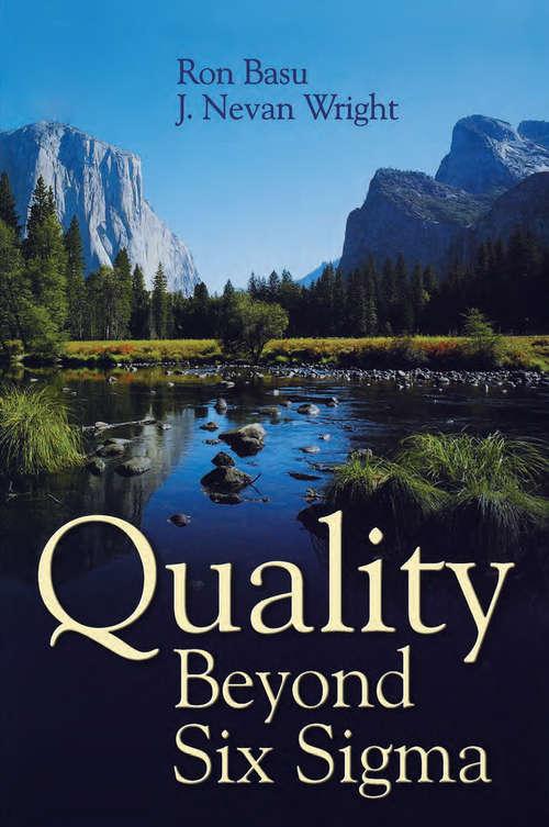 Book cover of Quality Beyond Six Sigma