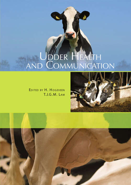 Book cover of Udder Health and Communication (2012)