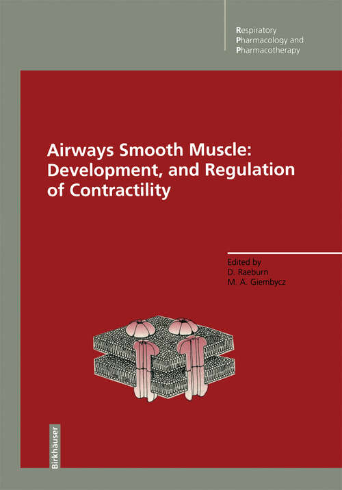 Book cover of Airways Smooth Muscle: Development and Regulation of Contractility (1994) (Respiratory Pharmacology and Pharmacotherapy)