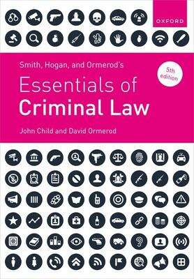 Book cover of Smith, Hogan And Ormerod's Essentials Of Criminal Law: (pdf) (5)