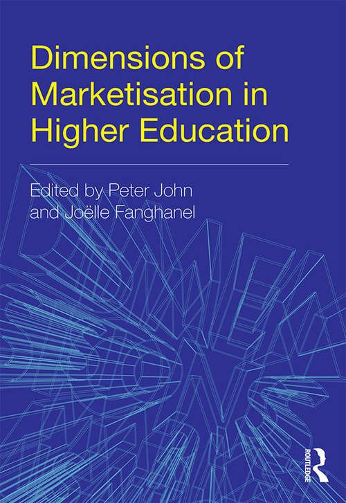 Book cover of Dimensions of Marketisation in Higher Education