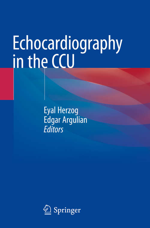 Book cover of Echocardiography in the CCU