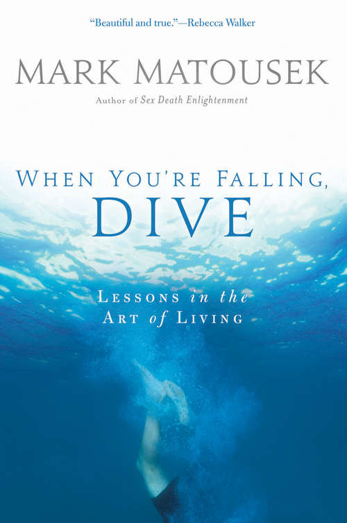 Book cover of When You're Falling, Dive: Lessons in the Art of Living