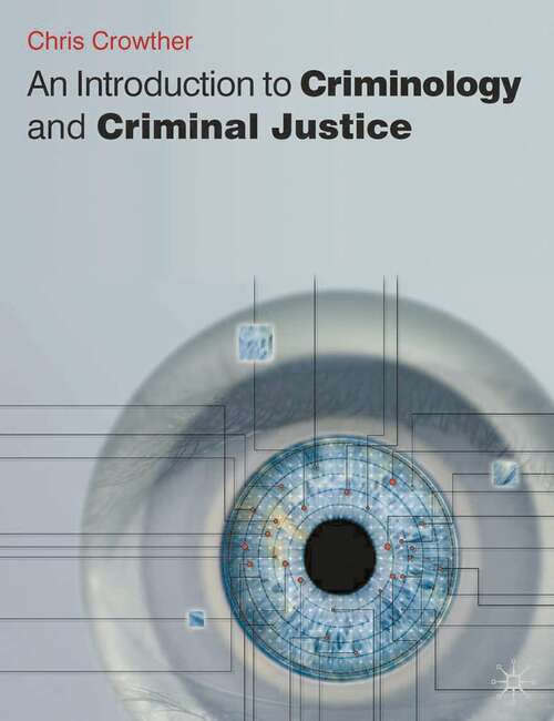 Book cover of An Introduction to Criminology and Criminal Justice (2007)