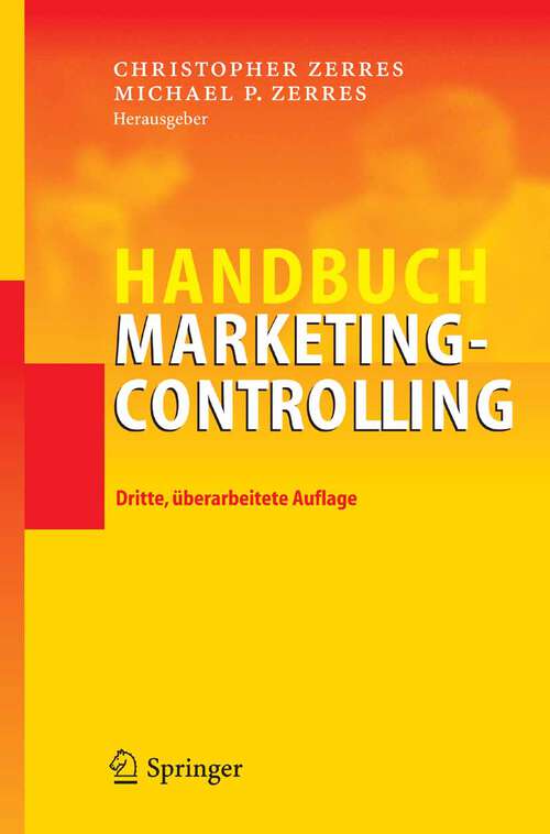 Book cover of Handbuch Marketing-Controlling (3., überarb. Aufl. 2006)