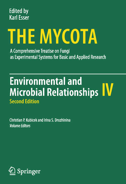 Book cover of Environmental and Microbial Relationships (2nd ed. 2007) (The Mycota #4)