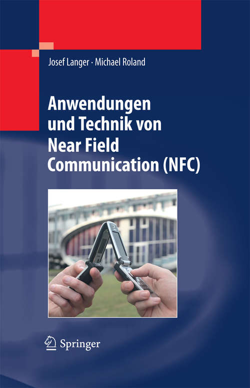 Book cover of Anwendungen und Technik von Near Field Communication (NFC) (2010)