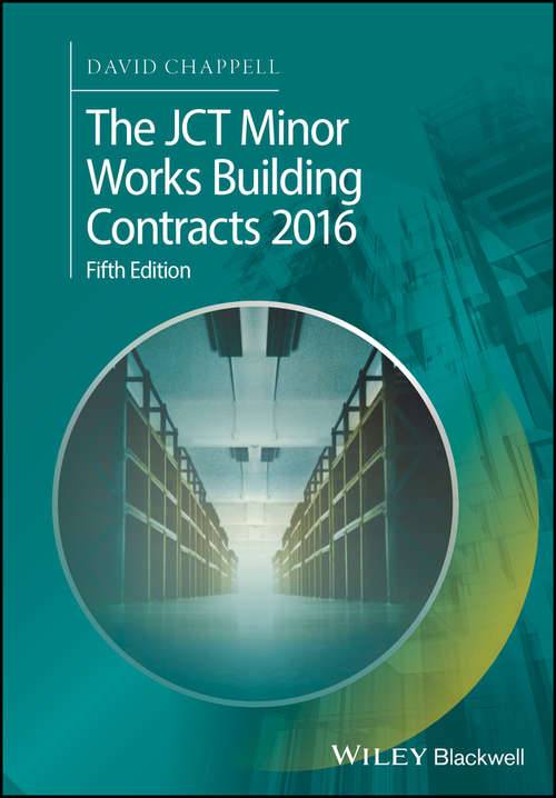 Book cover of The JCT Minor Works Building Contracts 2016 (5)
