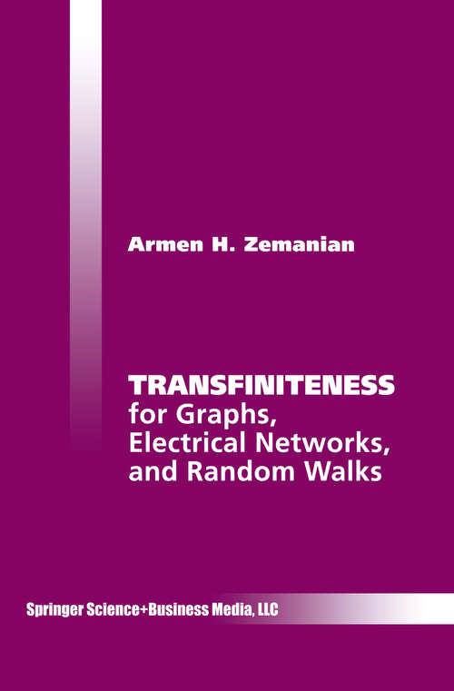 Book cover of Transfiniteness: For Graphs, Electrical Networks, and Random Walks (1996)