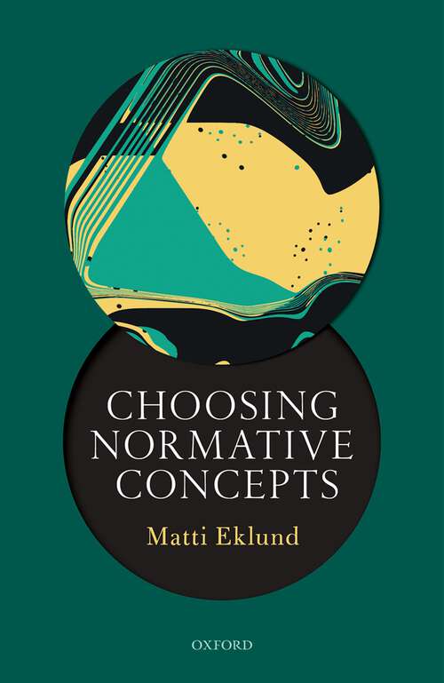 Book cover of Choosing Normative Concepts