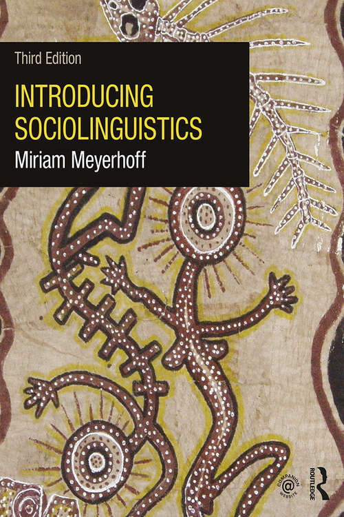 Book cover of Introducing Sociolinguistics