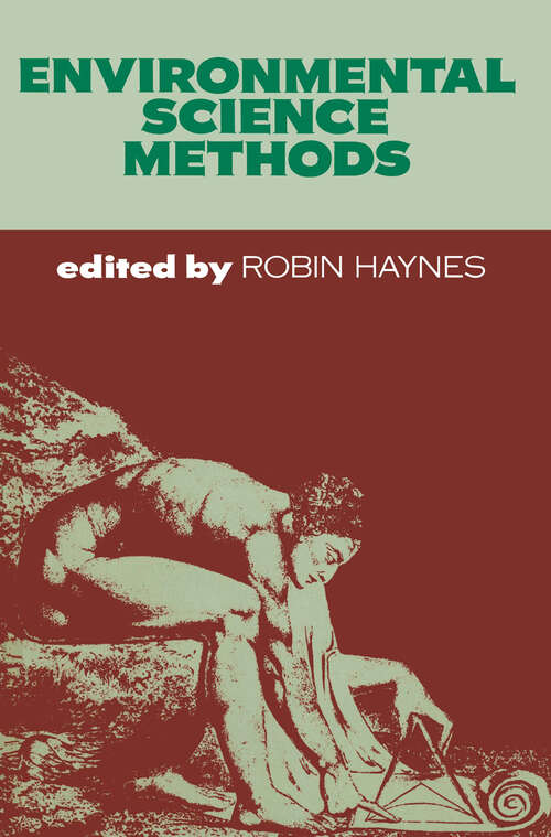 Book cover of Environmental Science Methods (1982)