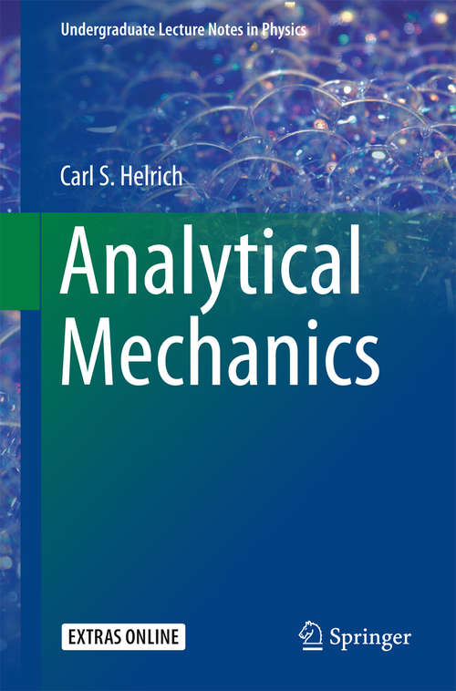 Book cover of Analytical Mechanics (Undergraduate Lecture Notes in Physics)