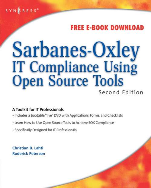 Book cover of Sarbanes-Oxley IT Compliance Using Open Source Tools (2)