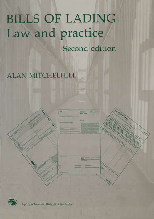 Book cover of Bills of Lading: Law and practice (2nd ed. 1990)