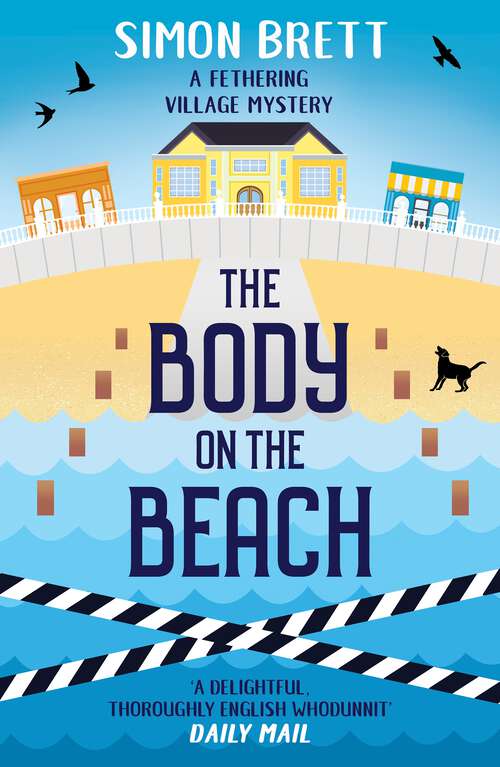 Book cover of The Body on the Beach: A Fethering Mystery (Main) (Fethering Village Mysteries #1)