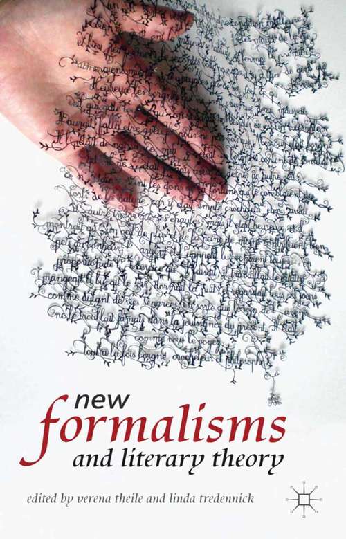 Book cover of New Formalisms and Literary Theory (2013)