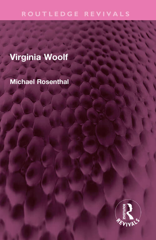 Book cover of Virginia Woolf (Routledge Revivals)