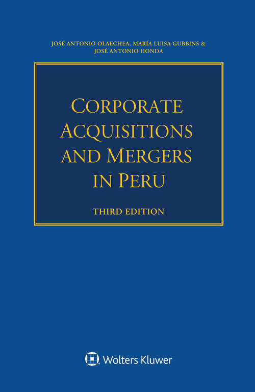 Book cover of Corporate Acquisitions and Mergers in Peru (3)