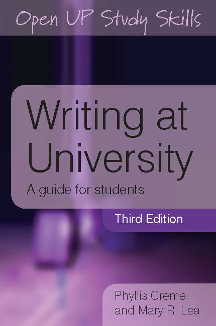 Book cover of EBOOK: A Guide For Students (3) (UK Higher Education OUP  Humanities & Social Sciences Study Skills)