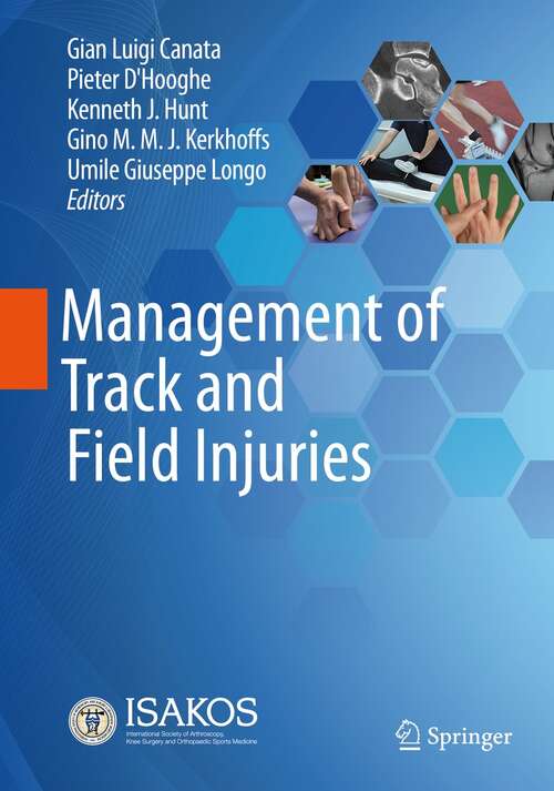 Book cover of Management of Track and Field Injures (1st ed. 2022)