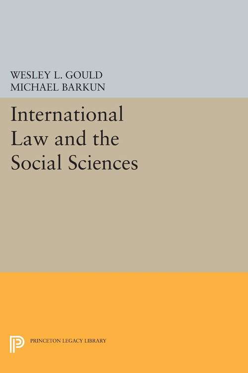 Book cover of International Law and the Social Sciences