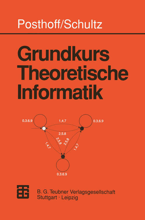 Book cover of Grundkurs Theoretische Informatik (1992)