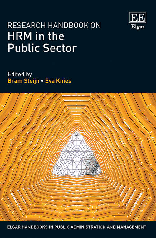 Book cover of Research Handbook on HRM in the Public Sector (Elgar Handbooks in Public Administration and Management)