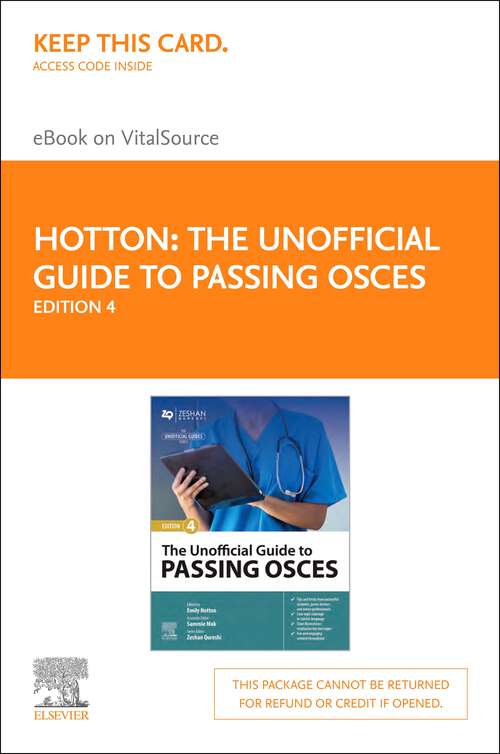 Book cover of The Unofficial Guide to Passing OSCEs - E-Book (4) (Unofficial Guides)