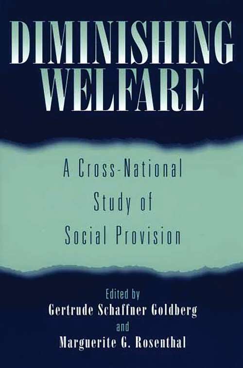 Book cover of Diminishing Welfare: A Cross-National Study of Social Provision