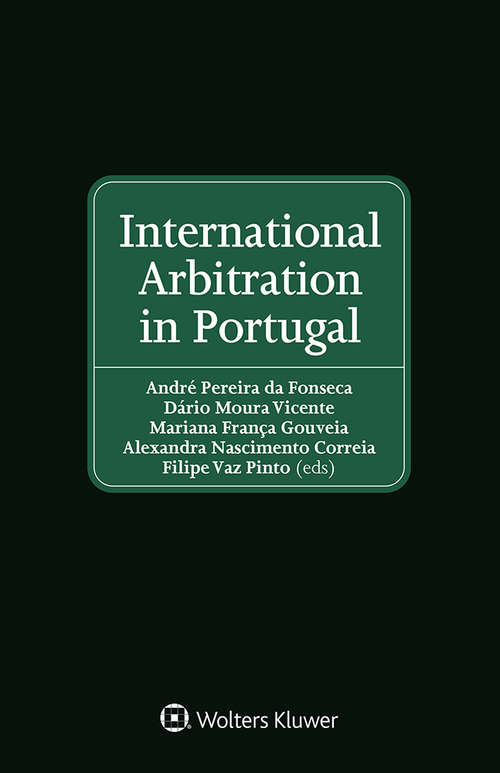 Book cover of International Arbitration in Portugal