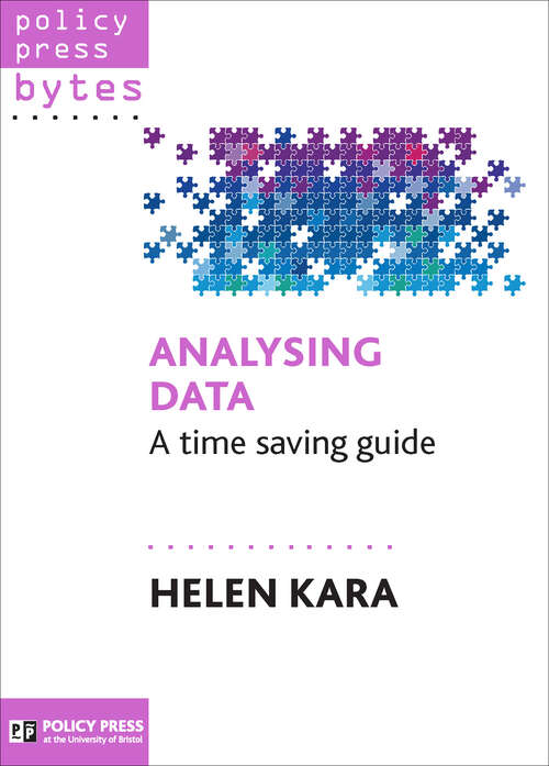 Book cover of Analysing data: A time-saving guide