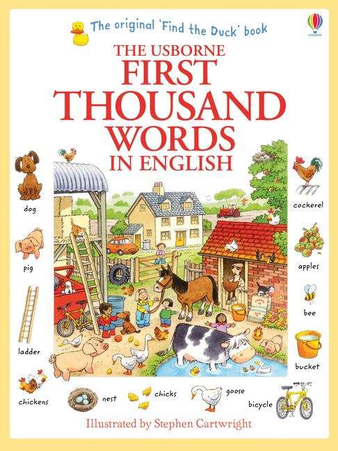 Book cover of First Thousand Words In English Sticker Book (First Thousand Words (PDF))