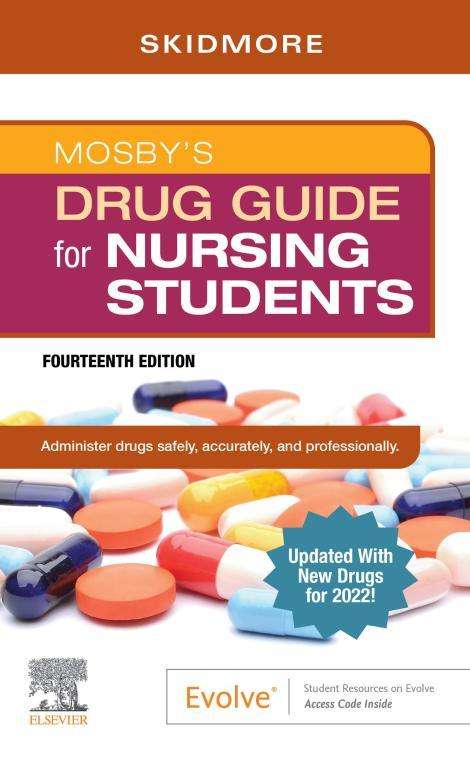 Book cover of Mosby's Drug Guide for Nursing Students with 2022 Update - E-Book