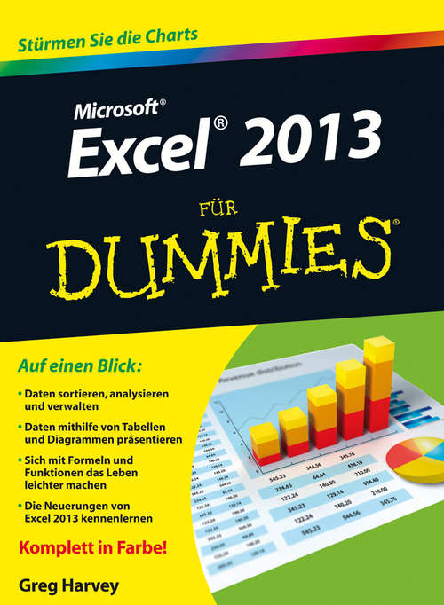 Book cover of Excel 2013 für Dummies (Für Dummies)