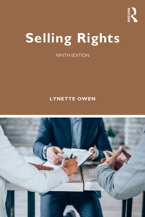 Book cover of Selling Rights