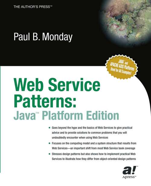 Book cover of Web Service Patterns: Java Edition (1st ed.)