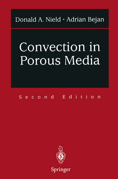 Book cover of Convection in Porous Media (2nd ed. 1999)