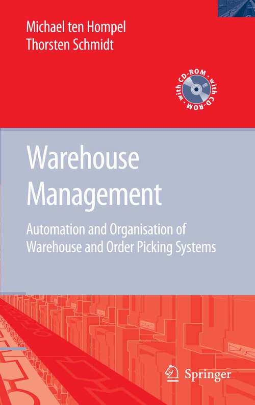 Book cover of Warehouse Management: Automation and Organisation of Warehouse and Order Picking Systems (2007) (Intralogistik)