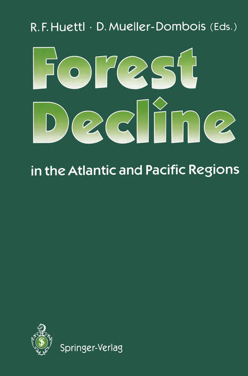Book cover of Forest Decline in the Atlantic and Pacific Region (1993)