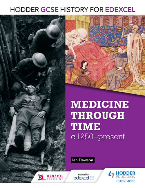 Book cover of Hodder GCSE History for Edexcel: Medicine Through Time Updf