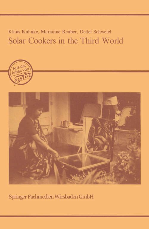 Book cover of Solar Cookers in the Third World: Evaluation of the Prerequisites, Prospects and Impacts of an Innovative Technology (1997)