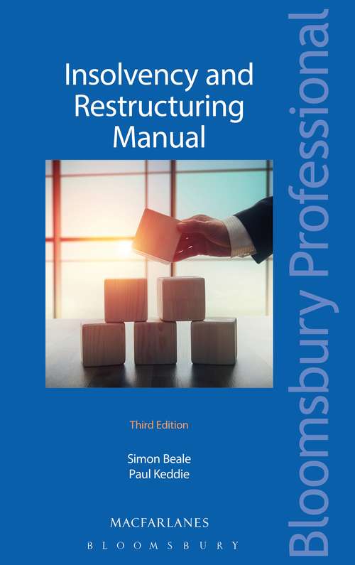 Book cover of Insolvency and Restructuring Manual