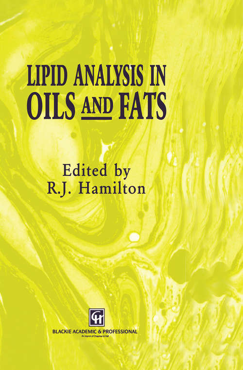 Book cover of Lipid Analysis in Oils and Fats (1998)